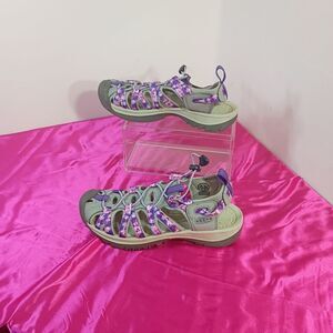Kids' Purple and Green Sandals